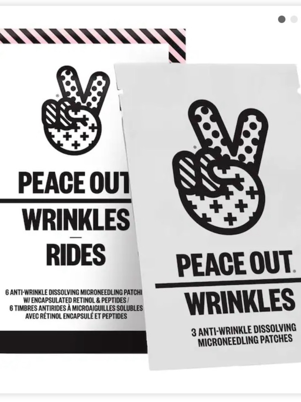 Peace Out Skincare Wrinkles Microneedling Patches